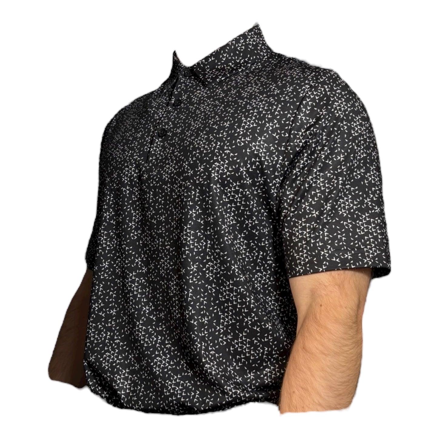 CALLAWAY OPTI-DRI Chev Polo (Caviar/BrightWhite)