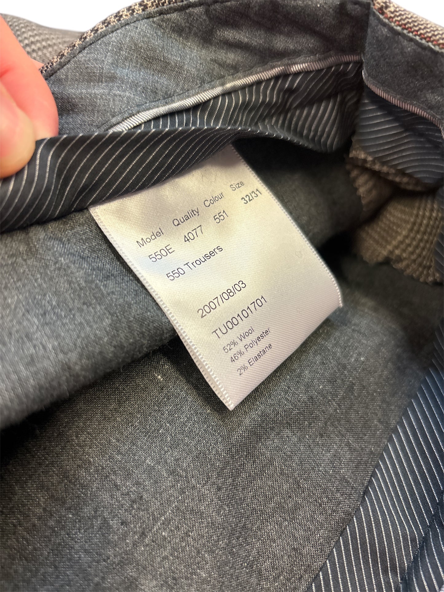 Clearance Oscar Jacobson Golf Trousers (Shop Displayed Wear) (W32/L31)