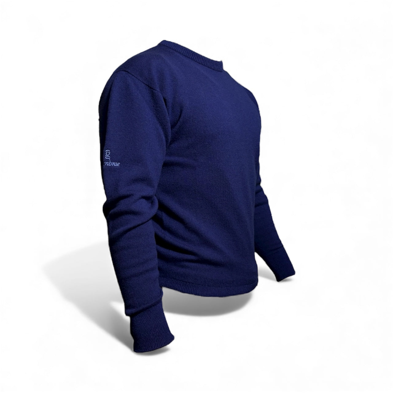 Glenbrae Lambswool Crew Neck (Azure)
