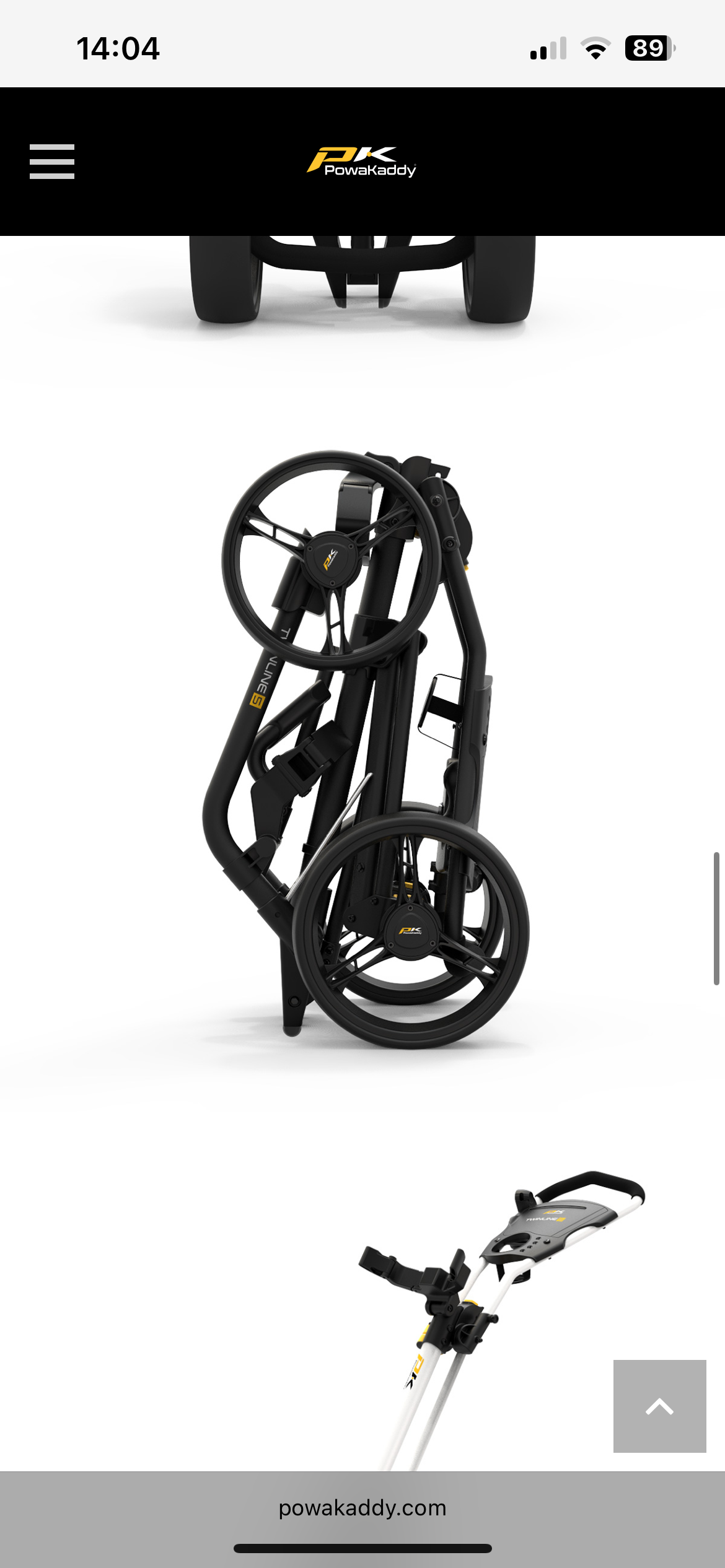 Powakaddy Twinline 5 (Black/Yellow)