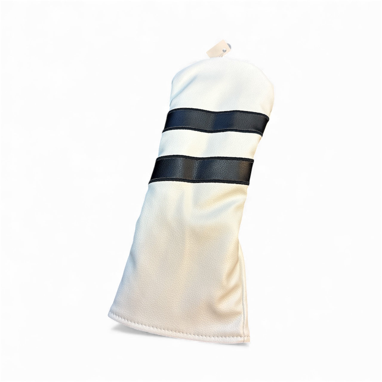BLACK AND WHITE DRIVER STRIPED HEADCOVER