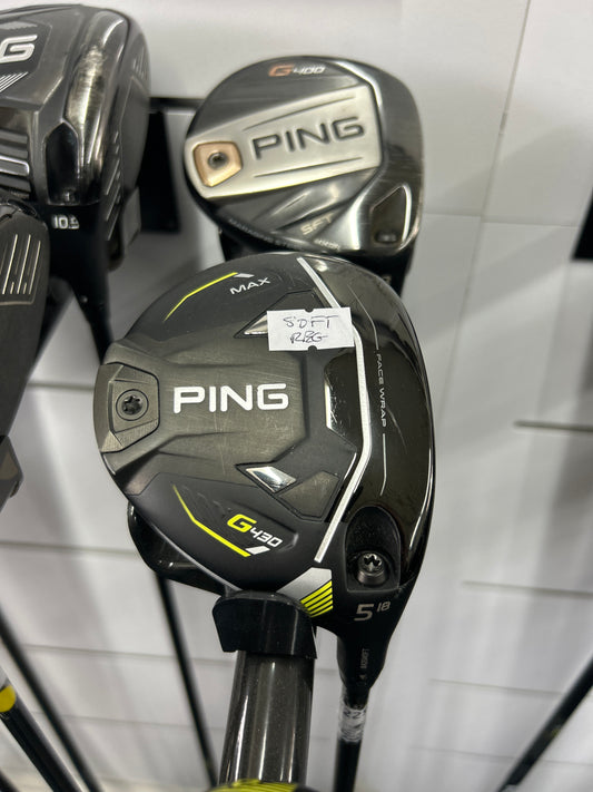 PING G430 5 Wood MAX (SOFT REGULAR FLEX)