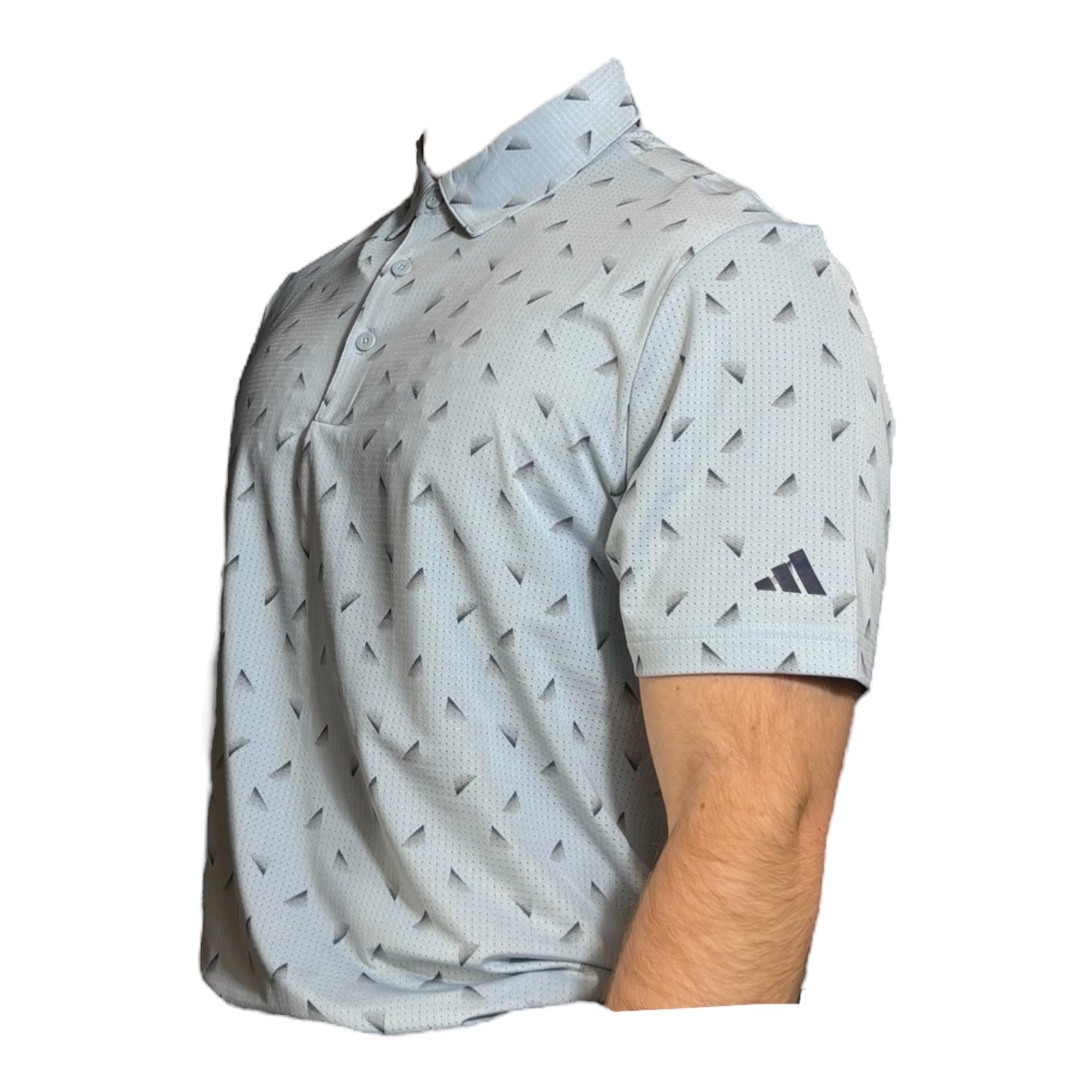 Adidas Mesh Polo (Light Blue)