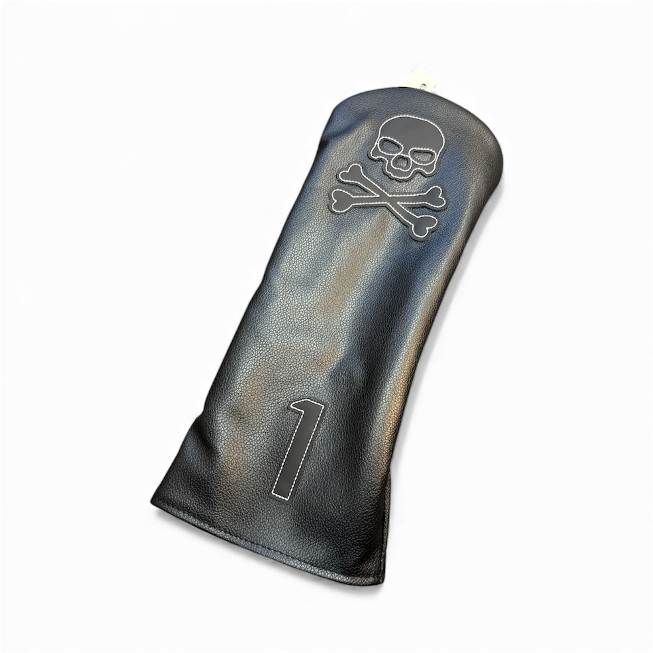 SKULL AND CROSSBONES BLACK DRIVER HEADCOVER