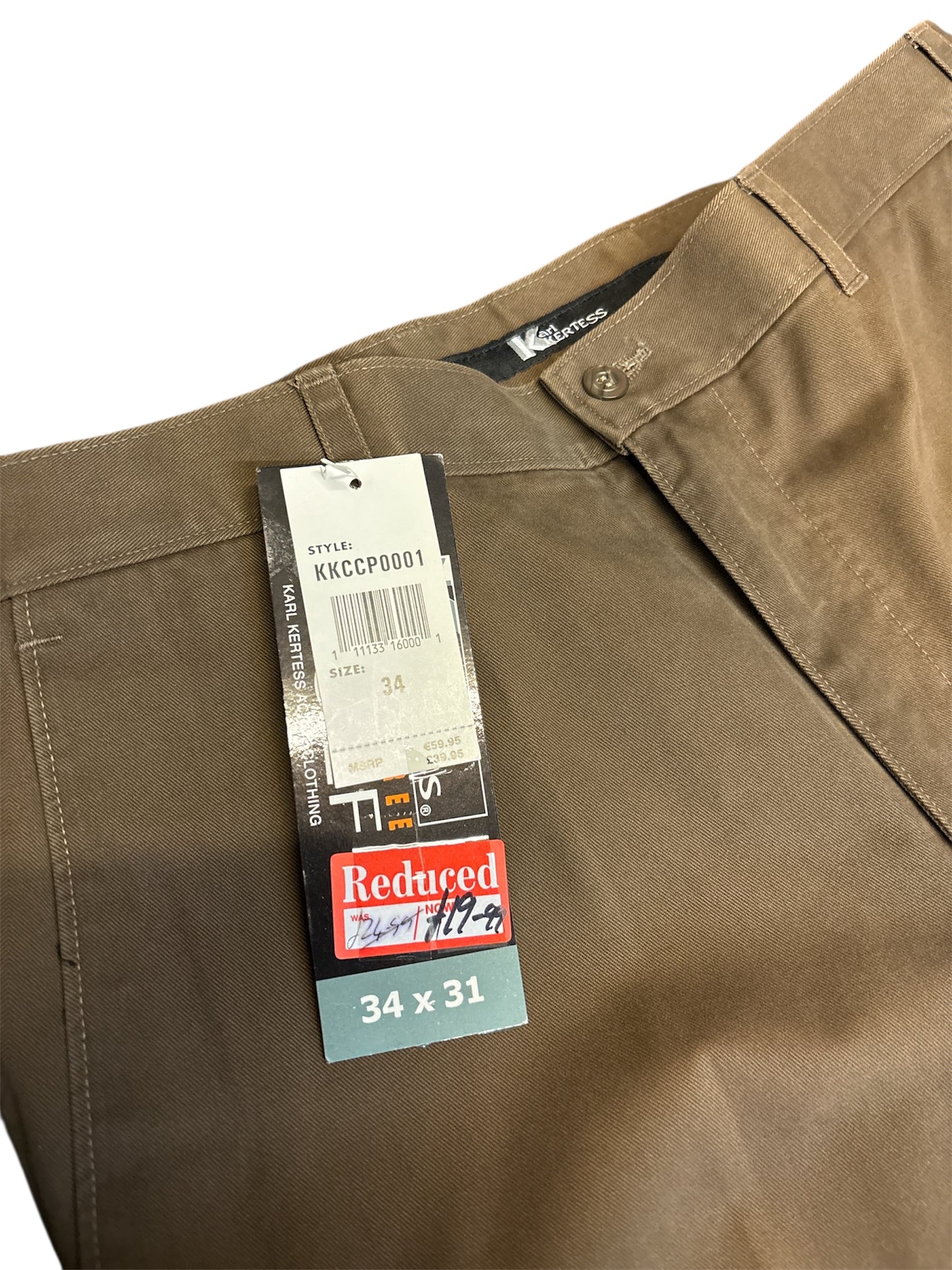 Clearance Karl Kertess Golf Golf Trousers (Shop Displayed Wear) (W34/L31)