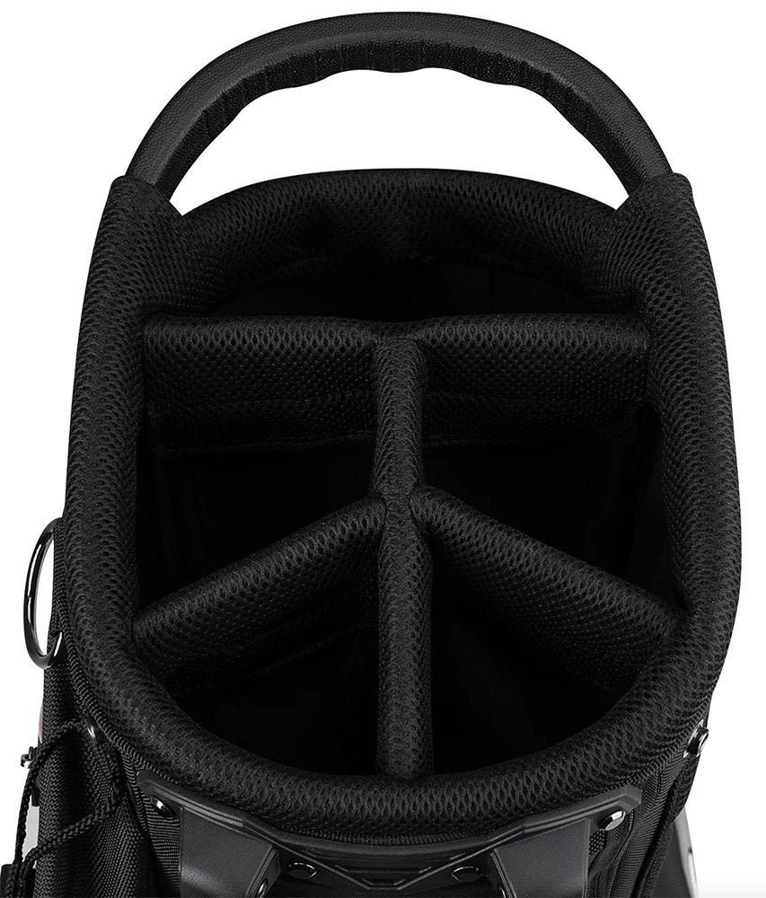 SRIXON TOUR STAND BAG (BLACK/WHITE/RED)