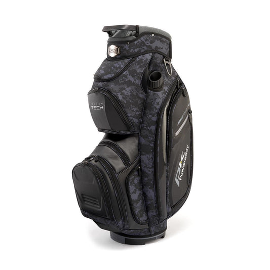 POWAKADDY Premium Tech Cart Bag (Camo Black/Grey)