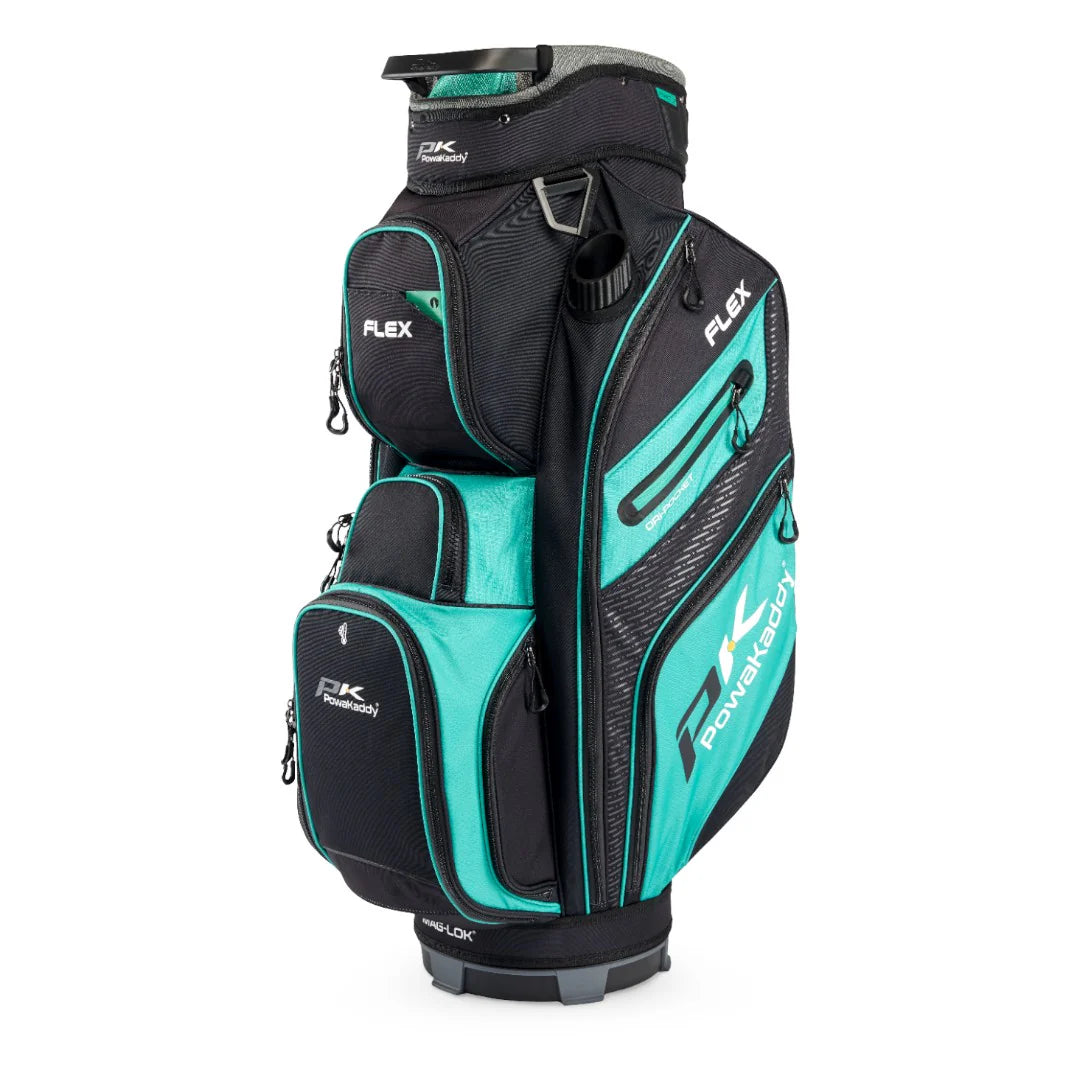 POWAKADDY FLEX Cart Bag (GREY/TEAL)