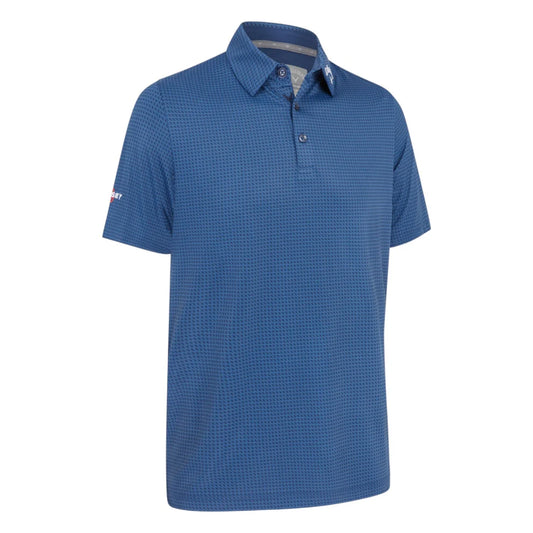 CALLAWAY ODYSSEY PRINT GOLF POLO SHIRT (Navy)