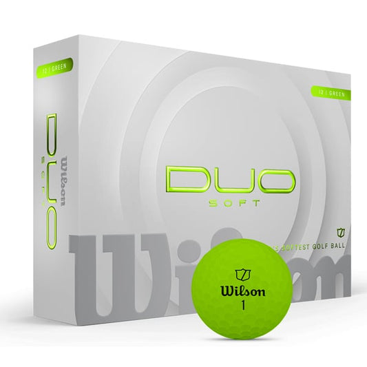 Wilson DUO Soft 24 Balls (2 Packs) (Green)