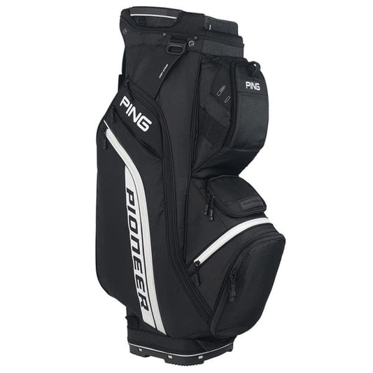 PING Pioneer Cart Bag (Black/White)