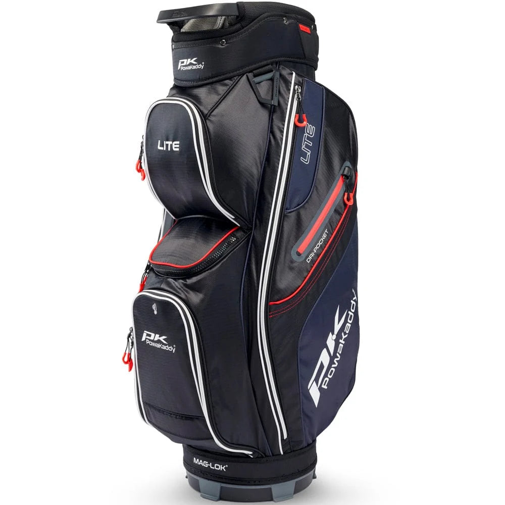 POWAKADDY Lite Cart Bag (Black/White/Red)