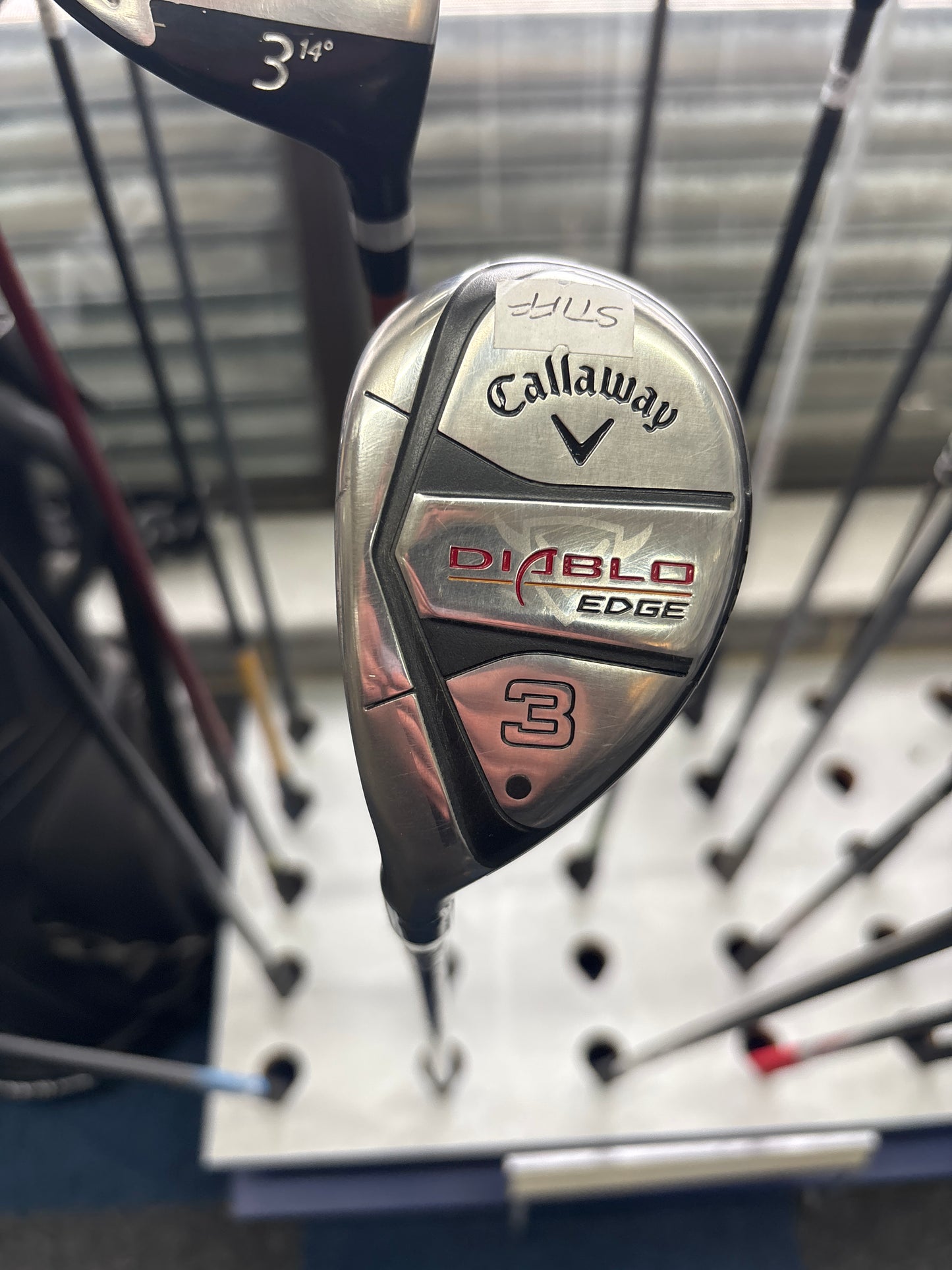 CALLAWAY DIABLO EDGE 3 Hybrid 21 Degree  (STIFF Flex) (Left Handed)