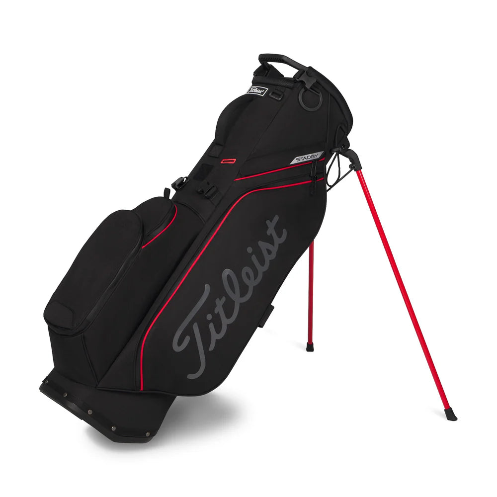 Titleist Players S4 STADRY Stand Bag – (Black/Red)