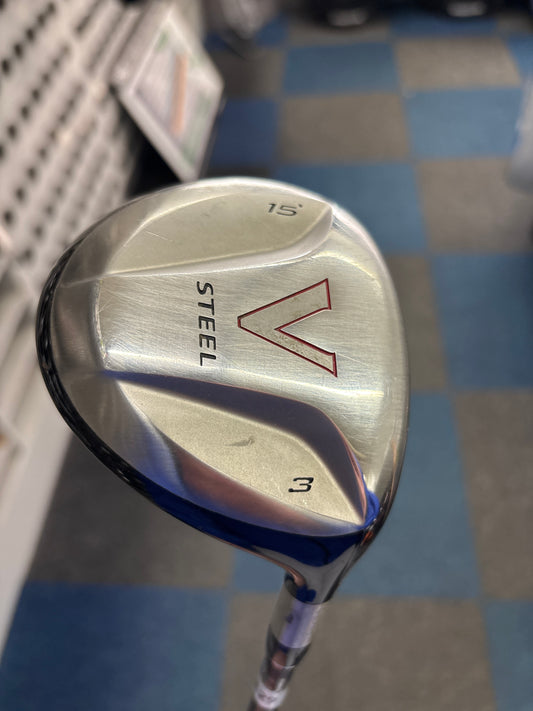 Taylormade V Steel 15 Degree 3 Wood (Regular FLEX)