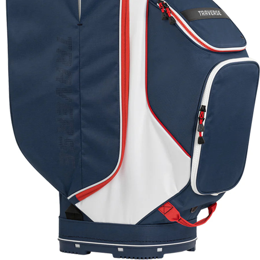 PING Traverse Cart Bag (Red/Navy/White)