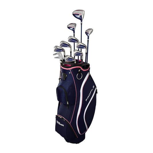 LADIES LEFT HANDED WILSON PROFILE GRAPHITE GOLF PACKAGE SET
