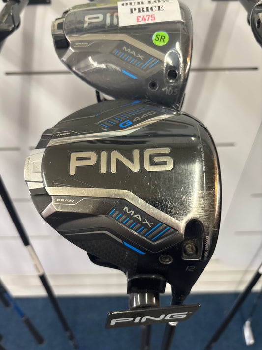 PING G440 MAX 12 DEGREE (REGULAR SHAFT)