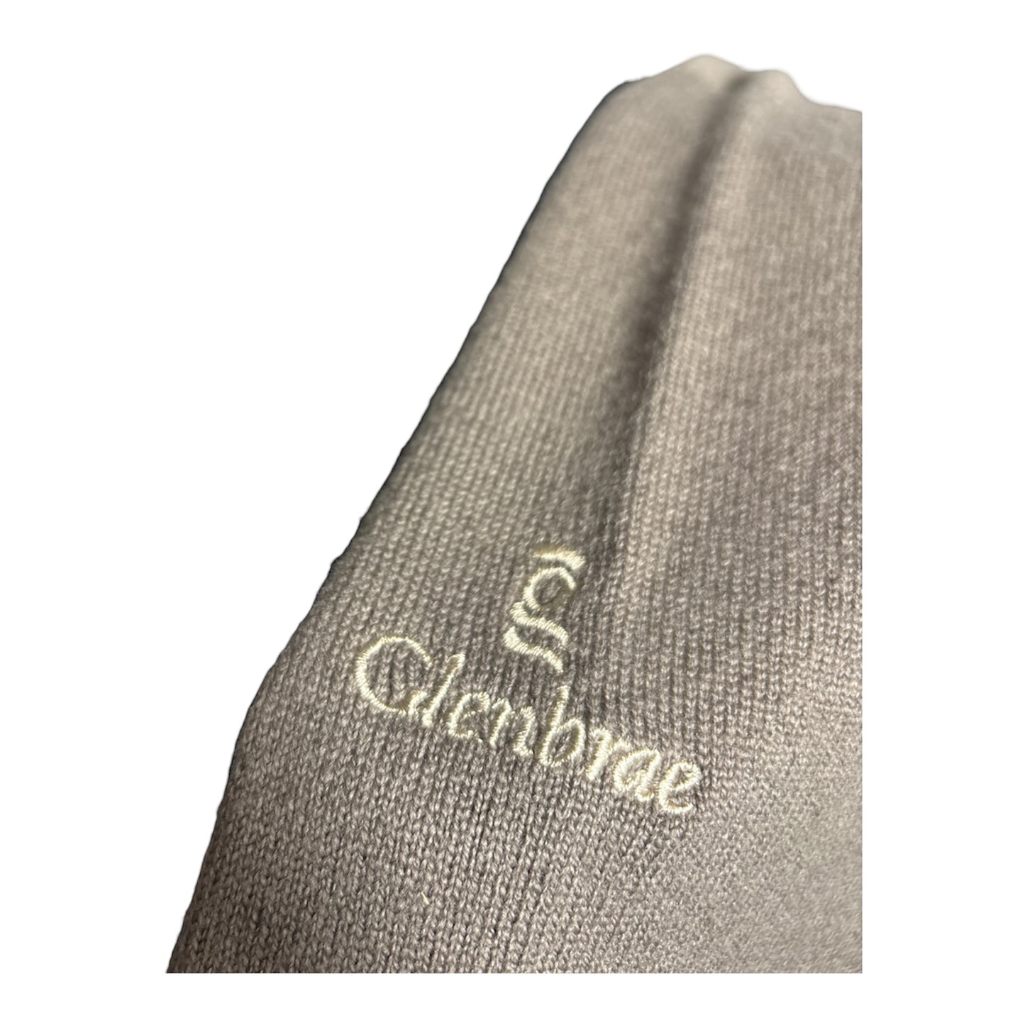 Glenbrae Lambswool V-Neck (Slate)