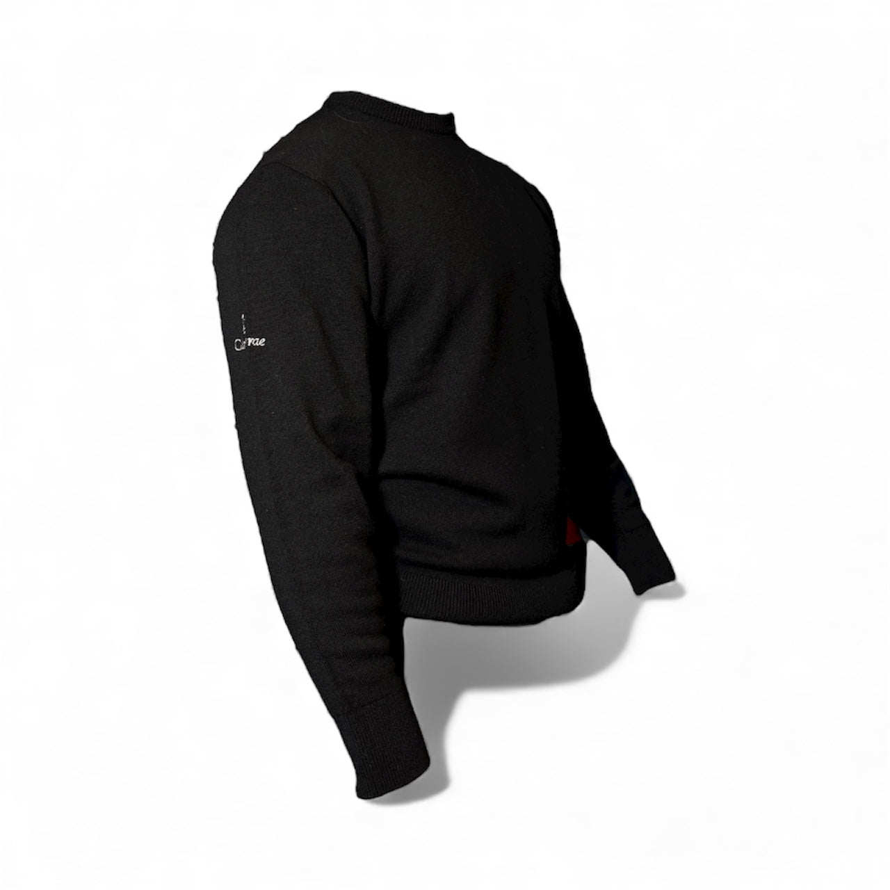 Glenbrae Lambswool Crew Neck (Charcoal)