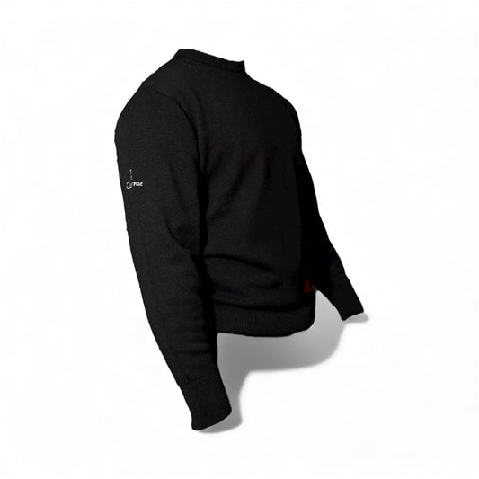 Glenbrae Lambswool Crew Neck (Charcoal)