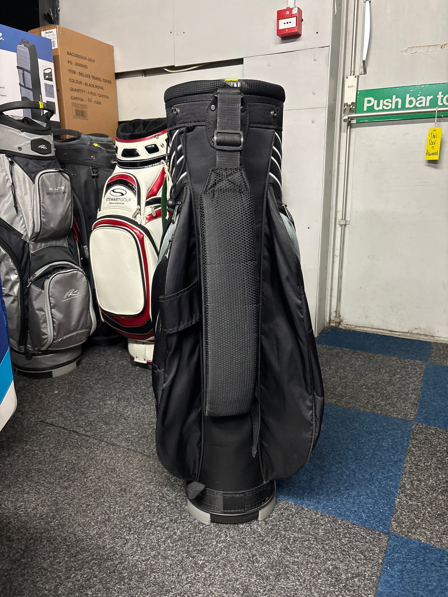 NIKE DIVIDER CART BAG (BLACK/WHITE)