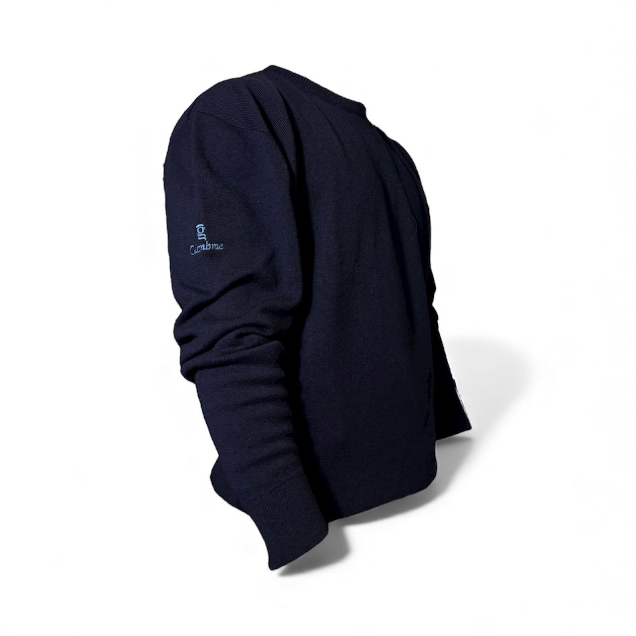 Glenbrae Lambswool Crew Neck (Navy)