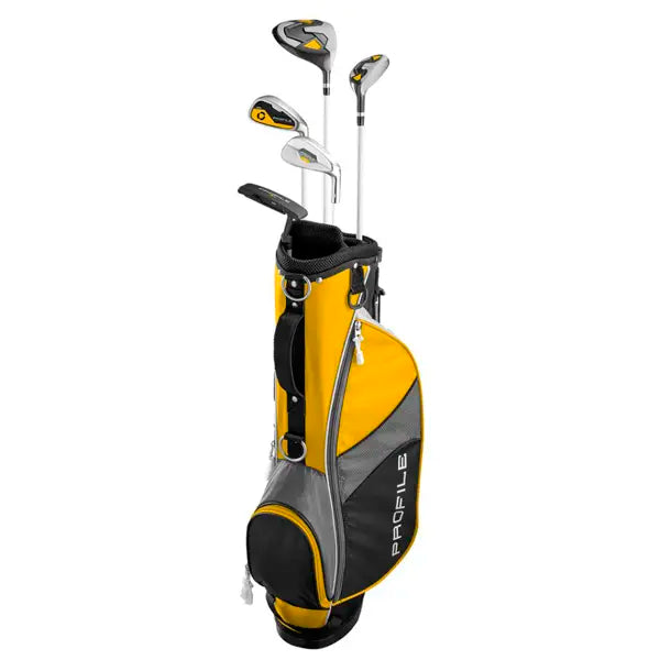 Wilson PROFILE Medium JR (Years 8-11) (Yellow) Right Handed) Package Set