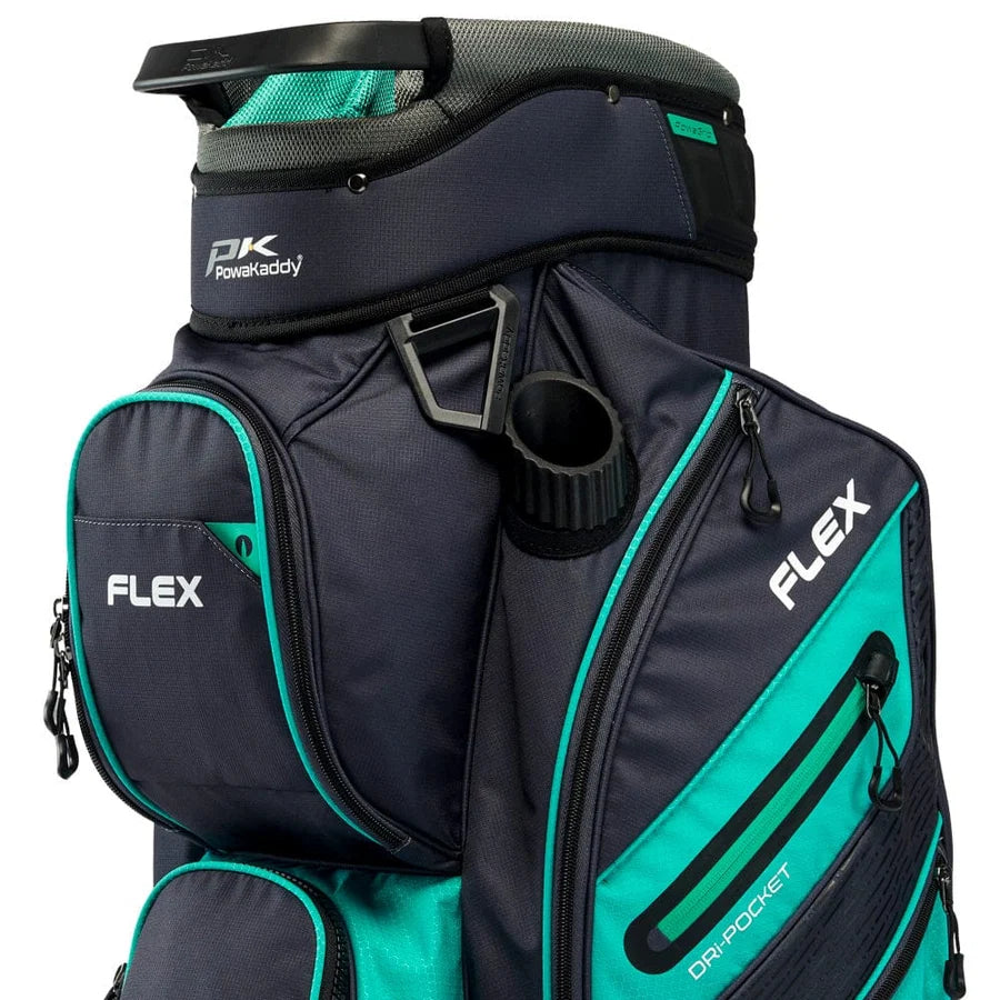 POWAKADDY FLEX Cart Bag (Grey/Teal)