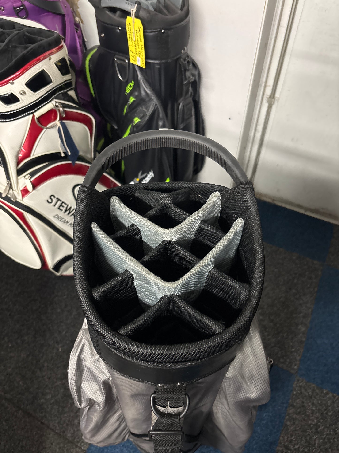 POWAKADDY X-LITE CART BAG (GREY/BLACK/WHITE)