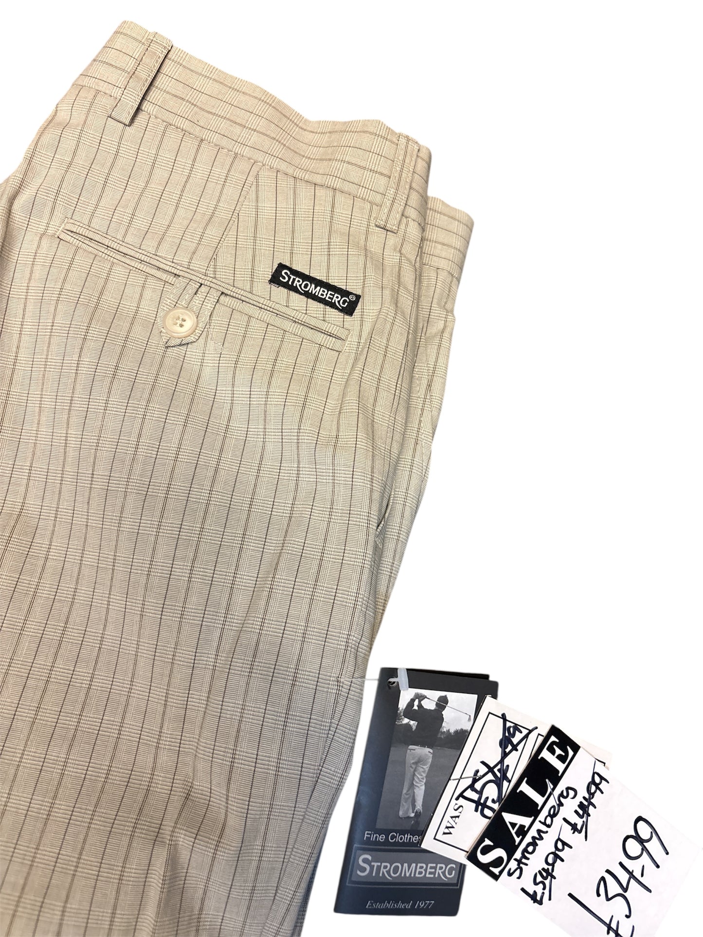 Clearance Stromberg Golf Trousers (Shop Displayed Wear) (W32/L31)