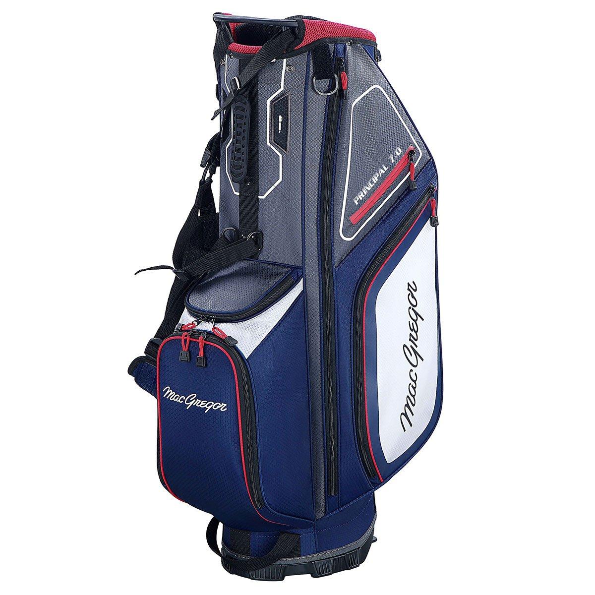 MacGregor Principal 7.0 Stand Bag - Navy/Red/Grey