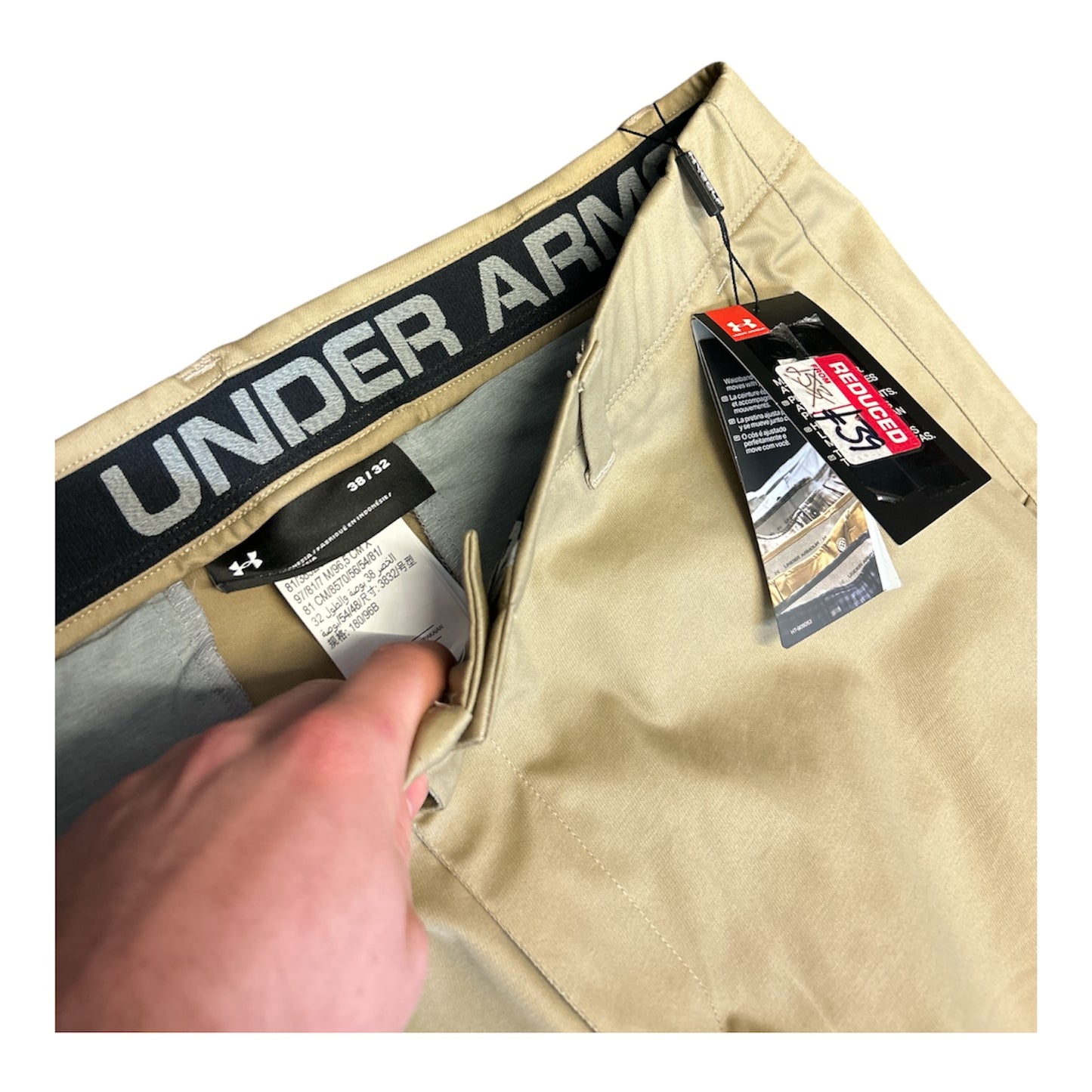 Clearance Under Armour Golf Trousers (W38/L32) (Shop Displayed Wear)