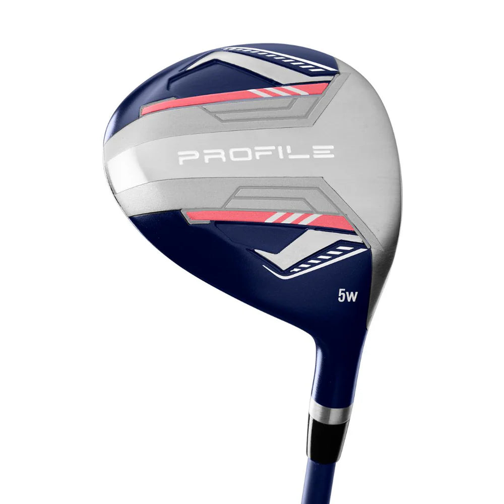 LADIES LEFT HANDED WILSON PROFILE GRAPHITE GOLF PACKAGE SET