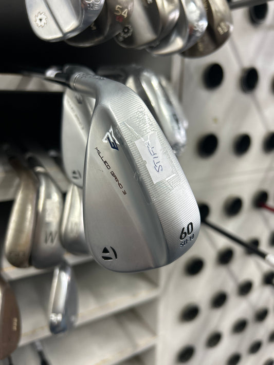 TaylorMade MILLED GRIND 3 60 DEGREE (10 DEGREES OF BOUNCE)  (LH)