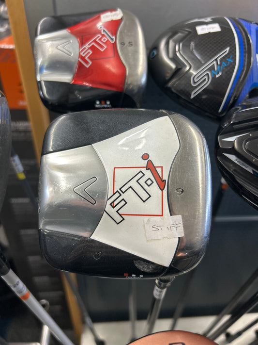 CALLAWAY FTi Draw 9 DEGREE (STIFF FLEX)