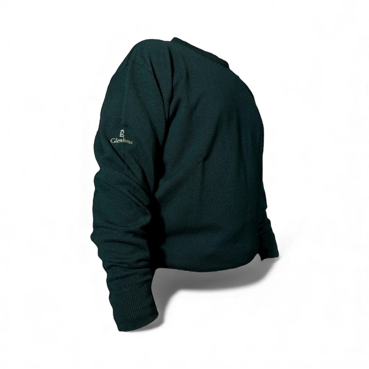 Glenbrae Lambswool Crew Neck (Tarten Green)