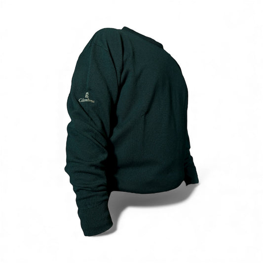 Glenbrae Lambswool Crew Neck (Tarten Green)