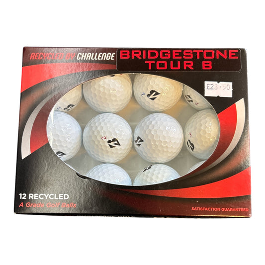 Bridgestone Tour B Pond Wash 12 Ball Pack (White)