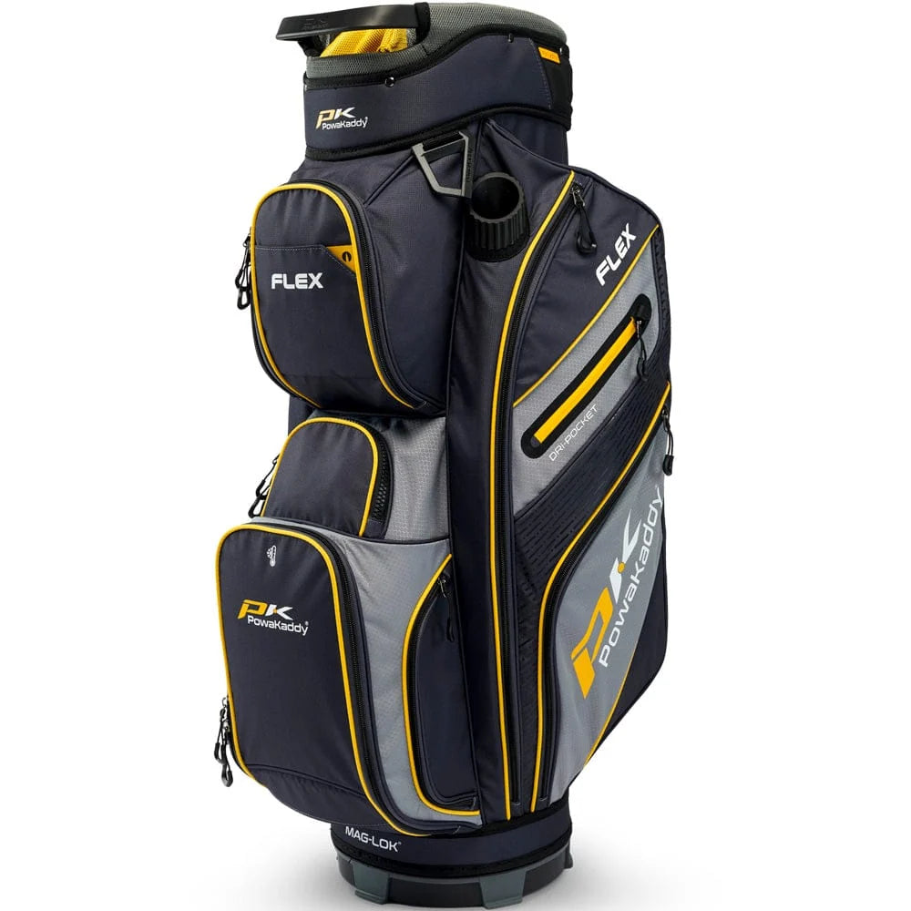POWAKADDY FLEX Cart Bag (Grey/Yellow)