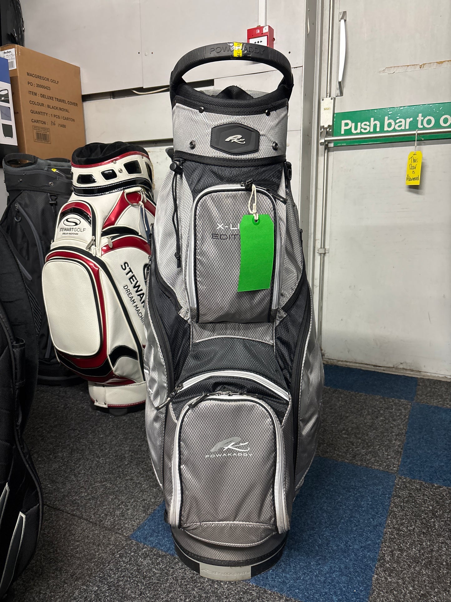 POWAKADDY X-LITE CART BAG (GREY/BLACK/WHITE)