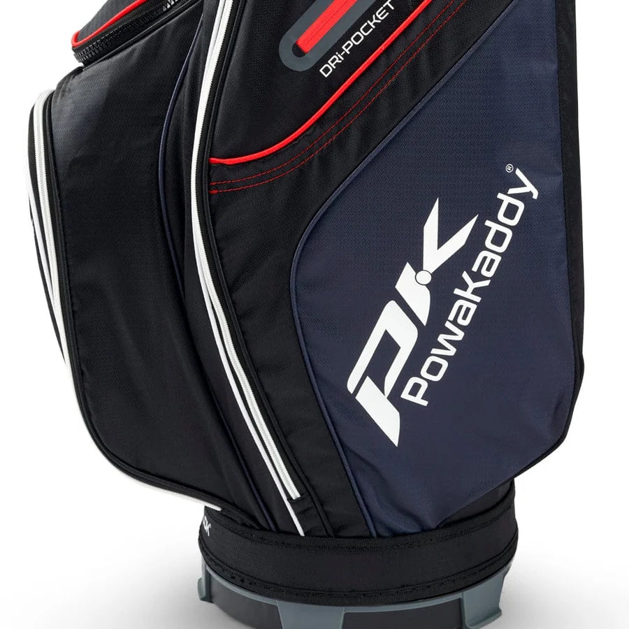 POWAKADDY Lite Cart Bag (Black/White/Red)