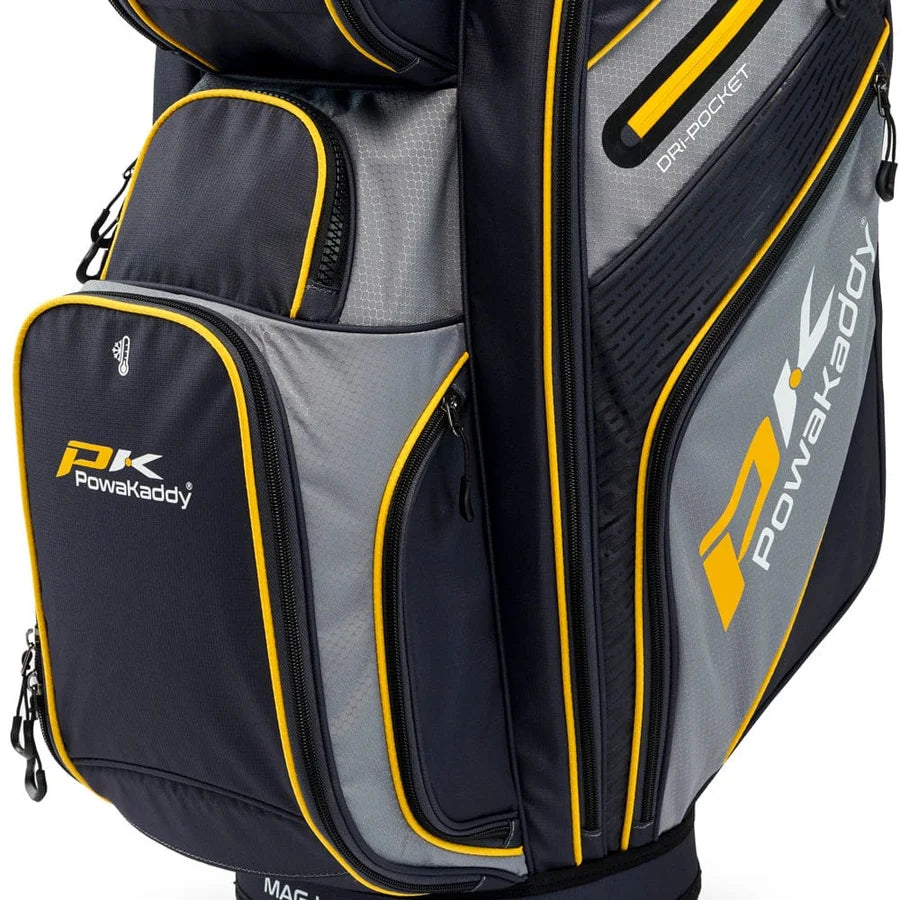 POWAKADDY FLEX Cart Bag (Grey/Yellow)