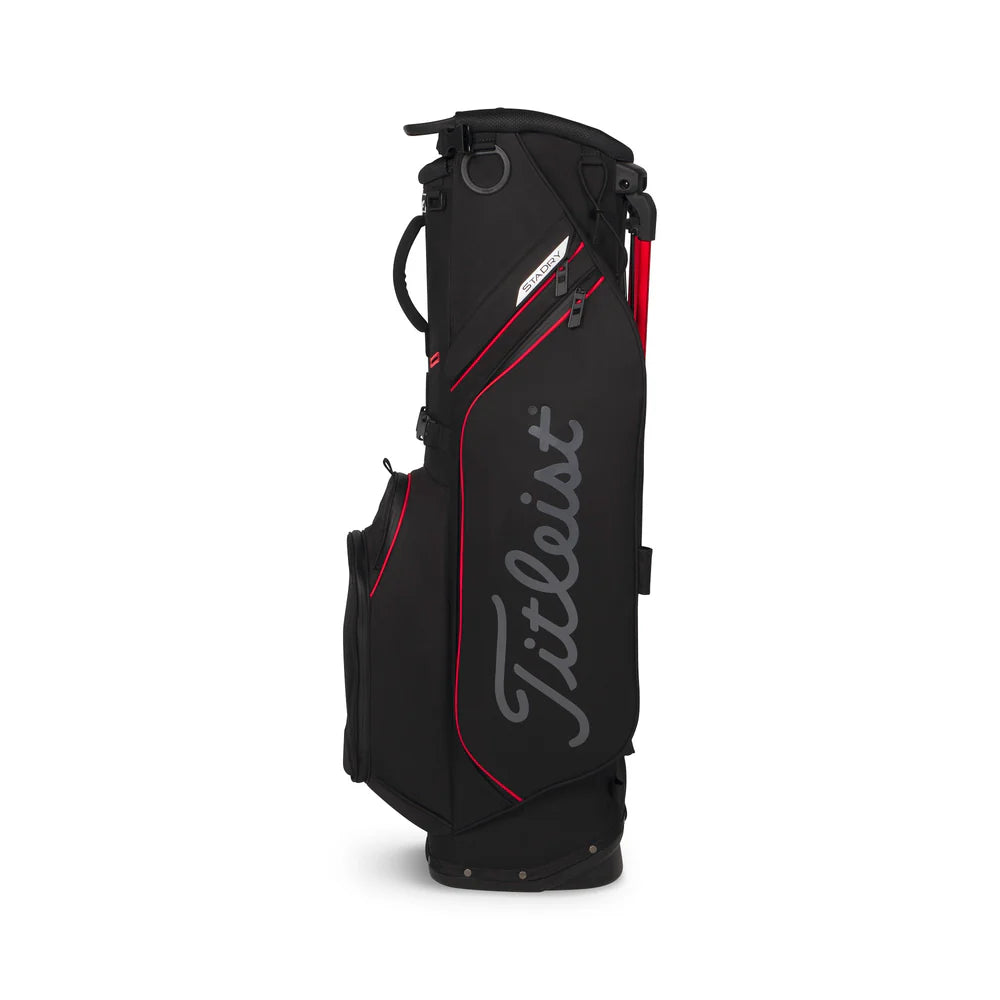 Titleist Players S4 STADRY Stand Bag – (Black/Red)