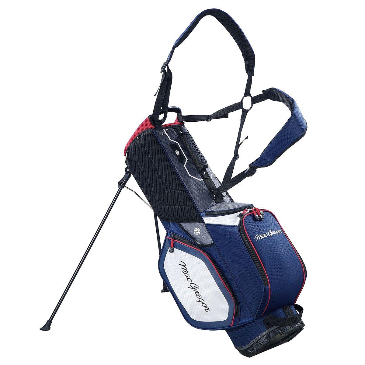 MacGregor Principal 7.0 Stand Bag - Navy/Red/Grey