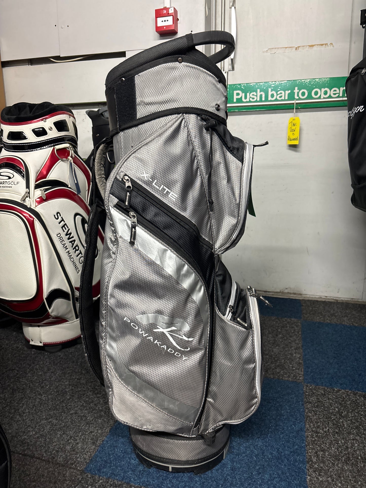 POWAKADDY X-LITE CART BAG (GREY/BLACK/WHITE)