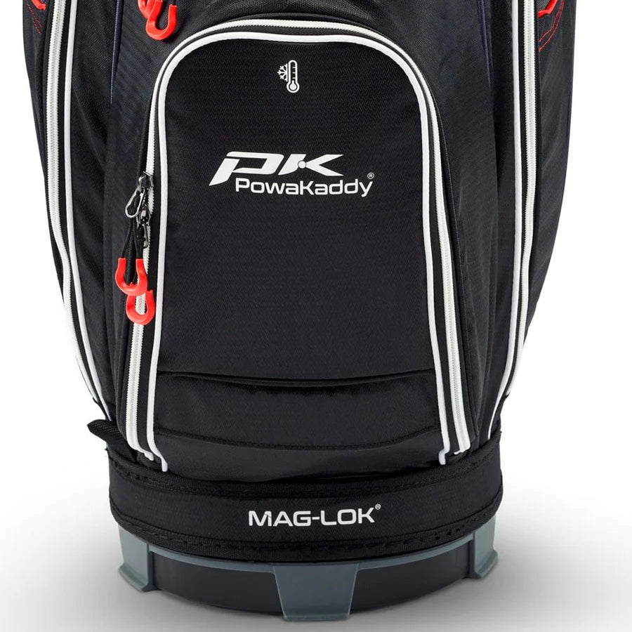 POWAKADDY Lite Cart Bag (Black/White/Red)