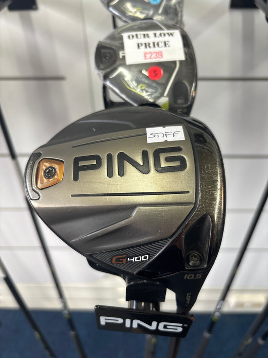 PING G400 10.5 DEGREE (STIFF SHAFT)