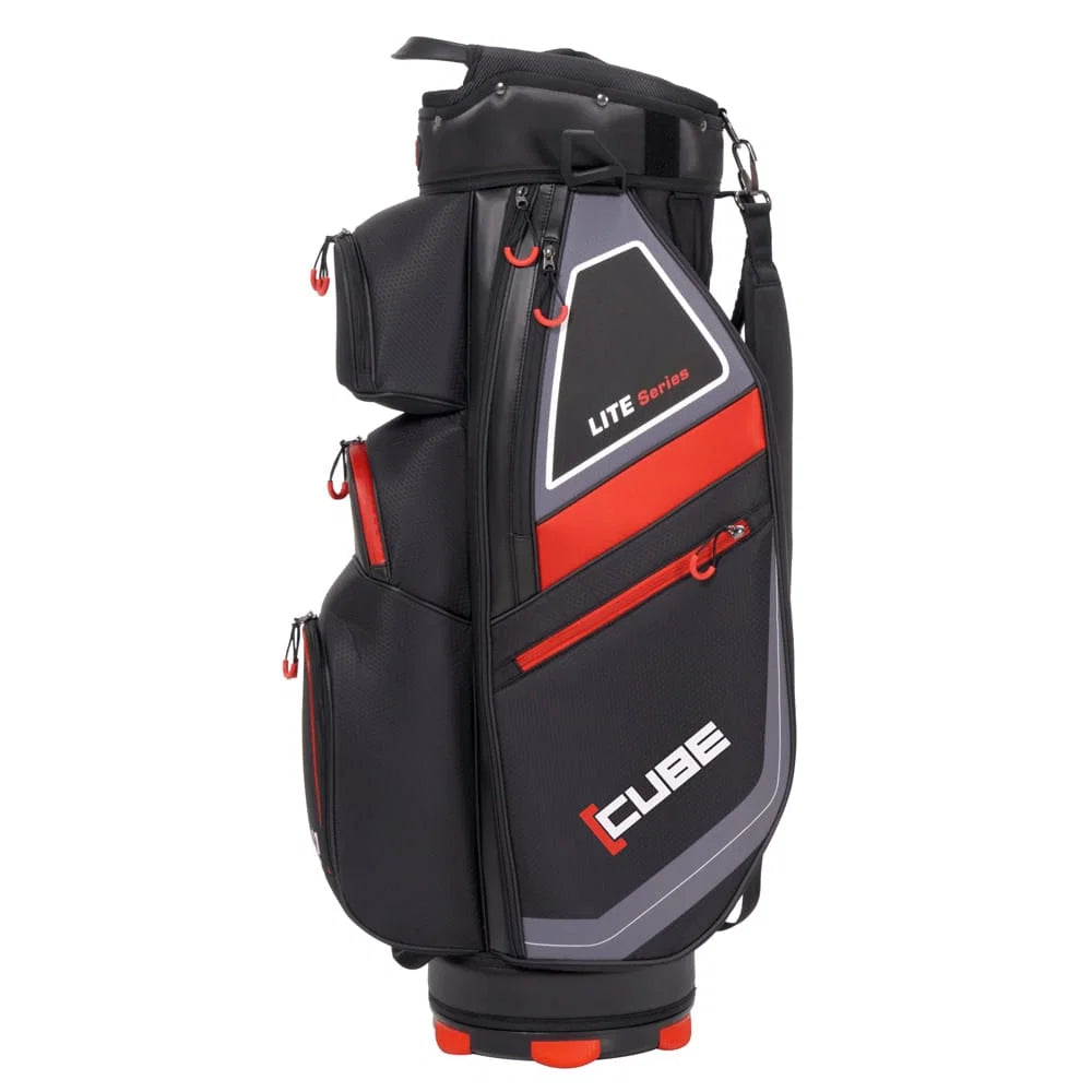 CUBE LITE series Cart Bag (RED/BLACK)