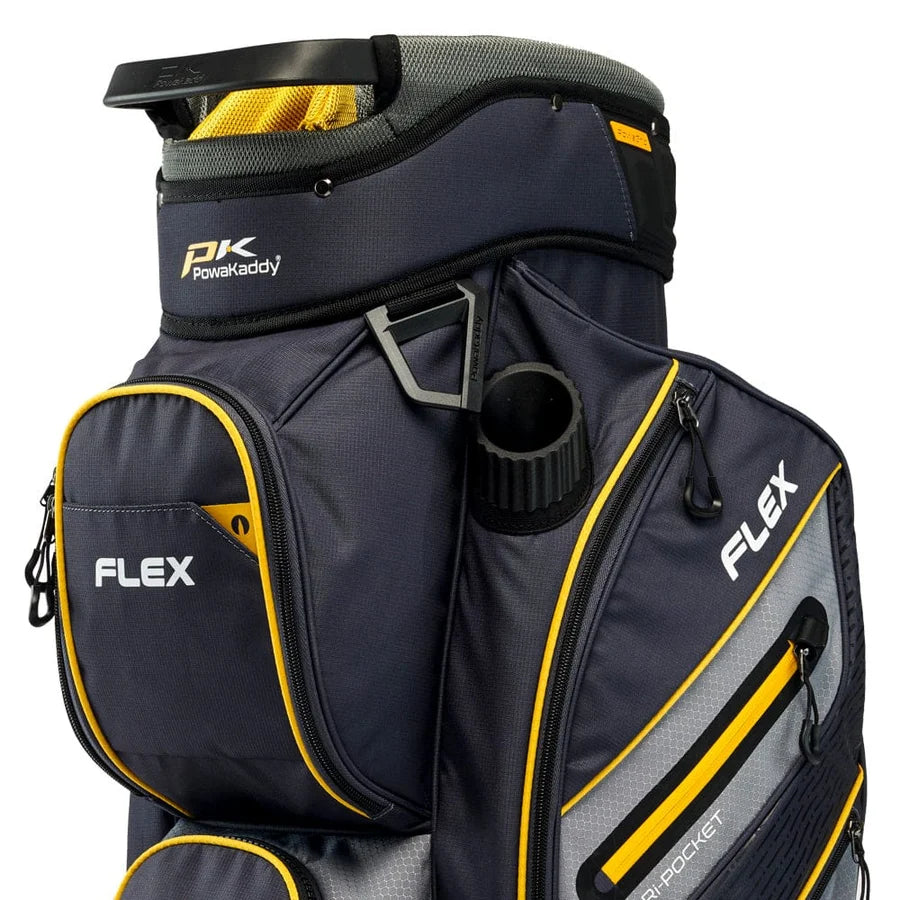 POWAKADDY FLEX Cart Bag (Grey/Yellow)